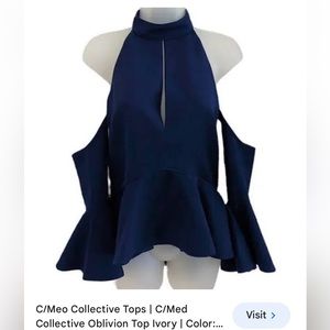 Cmeo collection white top size L